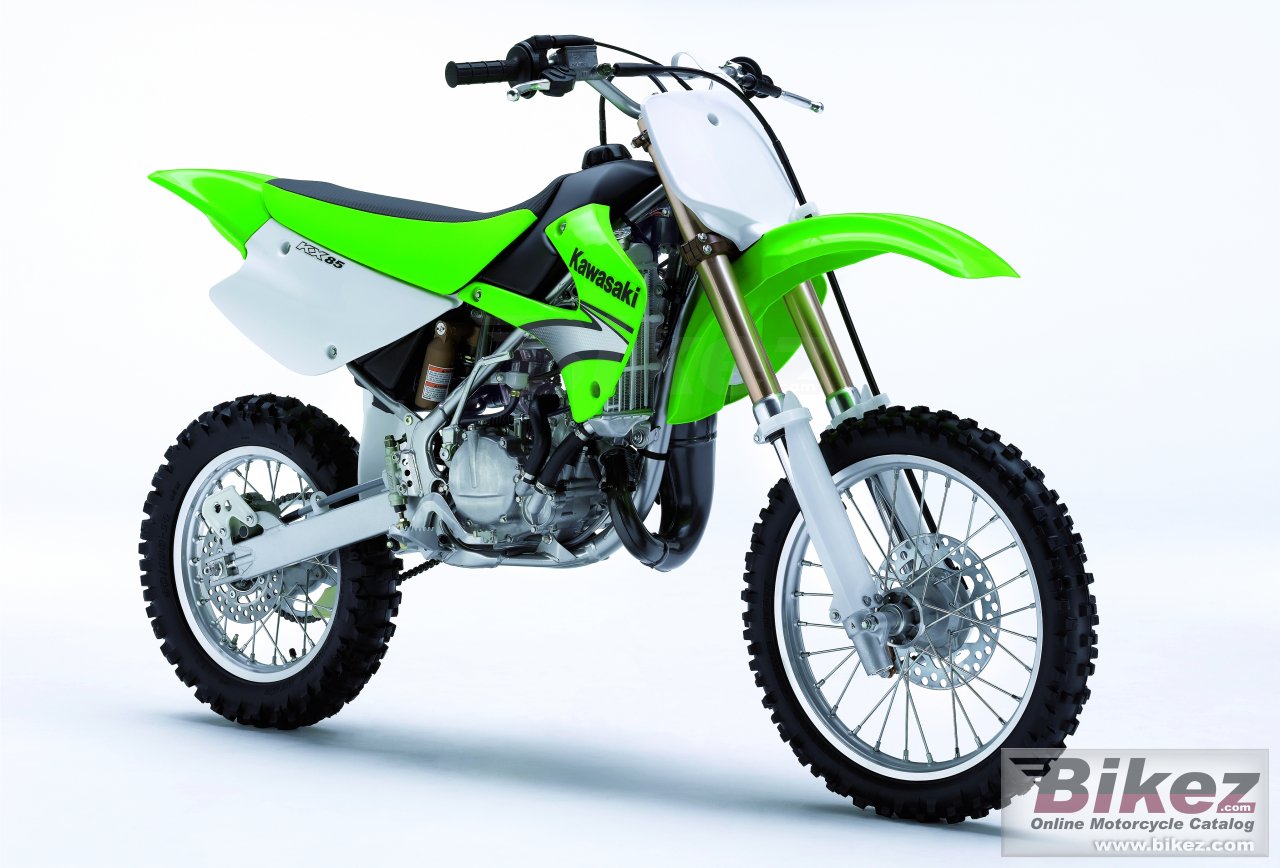 Big Kawasaki kx85 picture and wallpaper from Bikez.com